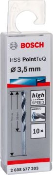 BOSCH 3,5 mm. HSS-PointTeQ (10'lu Paket İçerisinden 1 Adet) 2 608 577 203