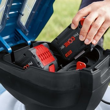 BOSCH GRA 18V2-46 Profesyonel BITURBO 18 Volt Akülü Çim Biçme Makinası (Kömürsüz Motor) (Karton Kutu İçerisinde) (Solo Makina) (BITURBO Motor Tam Kapasitesine 5,5 Ah.- 8,0 Ah - 12,0 Ah. ProCORE Aküler ile Ulaşabilmektedir.)