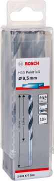 BOSCH 9,5 mm. HSS-PointTeQ (10'lu Paket İçerisinden 1 Adet) 2 608 577 263