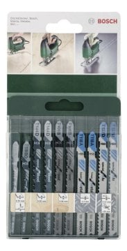 BOSCH - 10 Parça Dekupaj Testere Seti Karışık 2 609 256 746