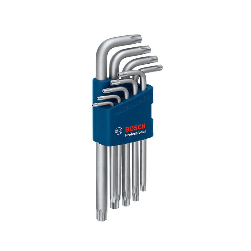 BOSCH Profesyonel Allen Anahtar Takımı Torx 9 parça (10-50mm)  (1 600 A01 TH4)