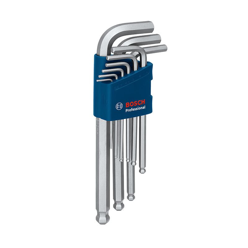 BOSCH Profesyonel Allen Anahtar Takımı Hex 9 Parça (1,5-10mm)  (1 600 A01 TH5)