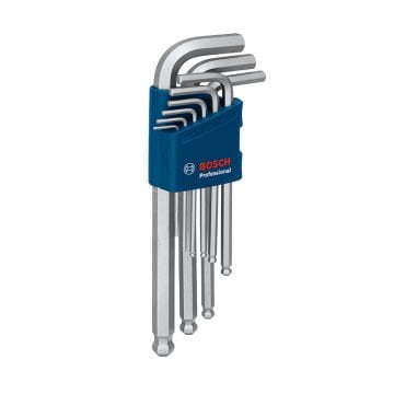 BOSCH Profesyonel Allen Anahtar Takımı Hex 9 Parça (1,5-10mm)  (1 600 A01 TH5)
