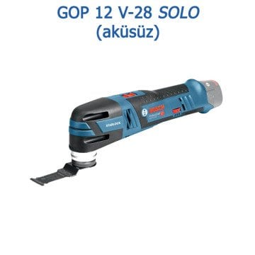 BOSCH GOP 12 V-28 Profesyonel Akülü Çok Amaçli Raspalama Makinesi (Kömürsüz Motor) (Karton Kutu İçerisinde) (Solo Makina) - (Teslimat Kapsamında Akü ve Şarj Cihazı Yoktur)