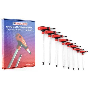 İZELTAŞ 8 Li Topuz (T) Allen Anahtar Takımı 4921 00 8108