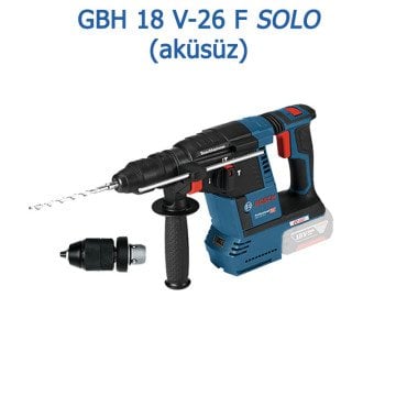 BOSCH GBH 18 V-26 F Profesyonel 18 Volt Akülü Kırıcı Delici (Kömürsüz Motor) (Karton Kutu İçerisinde) (Solo Makina) - (Teslimat Kapsamında Akü ve Şarj Cihazı Yoktur)
