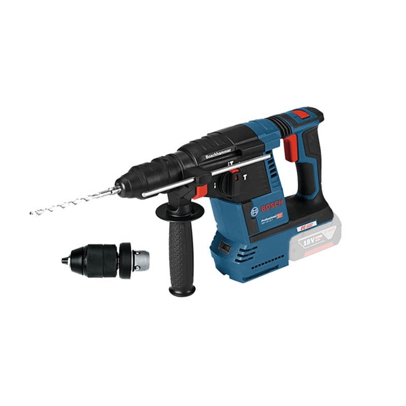 BOSCH GBH 18 V-26 F Profesyonel 18 Volt Akülü Kırıcı Delici (Kömürsüz Motor) (Karton Kutu İçerisinde) (Solo Makina) - (Teslimat Kapsamında Akü ve Şarj Cihazı Yoktur)