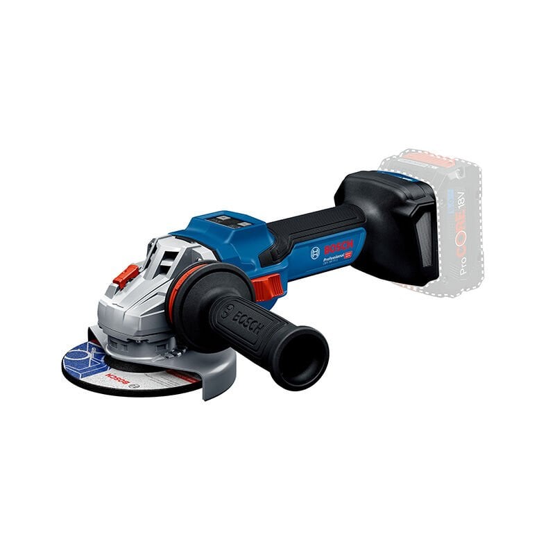 BOSCH GWS 18 V-15 S Profesyonel 18 Volt Akülü 125 mm. Devir Ayarlı Avuç Taşlama (1500 W Eşdeğerinde) (Kömürsüz Motor) (Karton Kutu İçerisinde)(Solo Makina) - (Teslimat Kapsamında Akü ve Şarj Cihazı Yoktur)