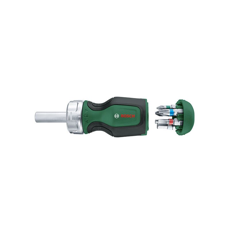 BOSCH (Ev & Bahçe Kullanımı) Cırcırlı Tornavida Değiştirilebilir 6 Uçlu (Set 1) (1 600 A02 7PK)