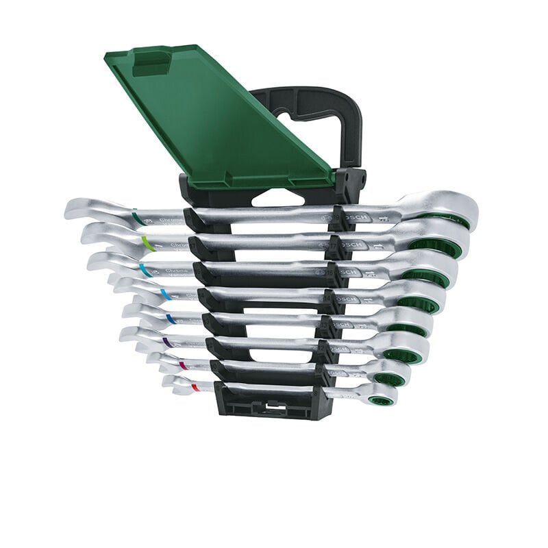 BOSCH (Ev & Bahçe Kullanımı) Cırcırlı Kombine Anahtar Seti 8 Parça (1 600 A02 7PS)