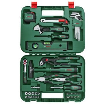 BOSCH (Ev & Bahçe Kullanımı) Advanced El Aleti Seti (52 Parça) (1 600 A02 BY7)
