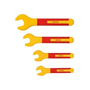 BOSCH Profesyonel VDE 1000 VOLT Açık Ağız Anahtar Takımı 4 Parça (1 600 A02 NE8)