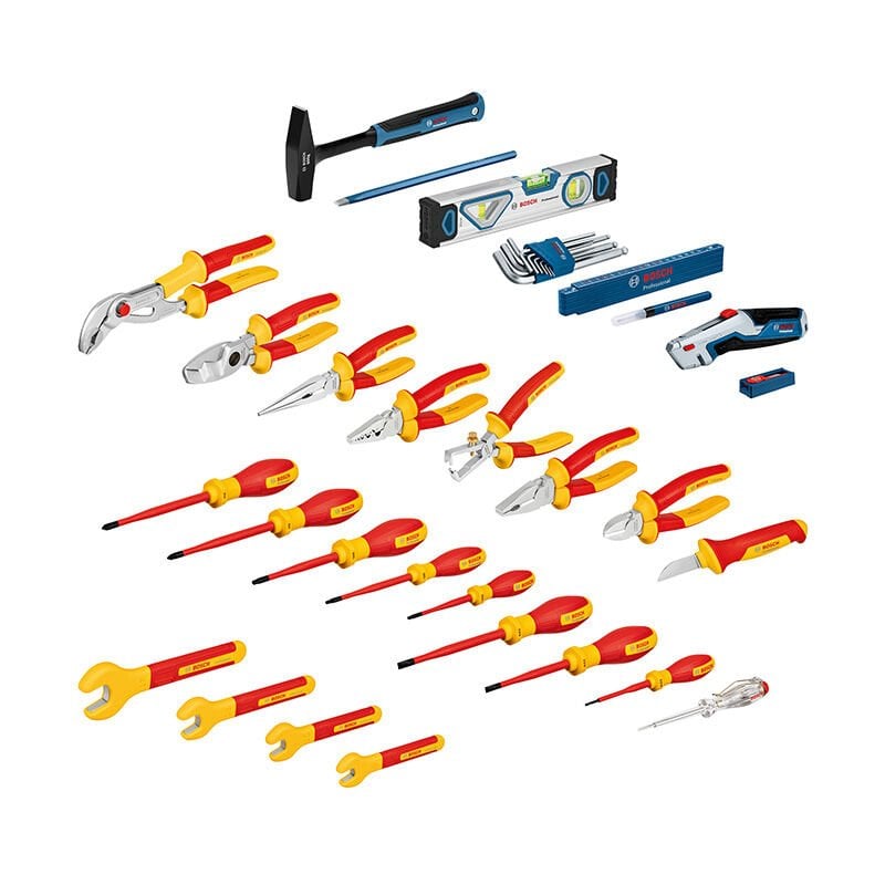 BOSCH Profesyonel VDE 1000 VOLT El Aleti Seti 37 Parça (1 600 A02 NG4)