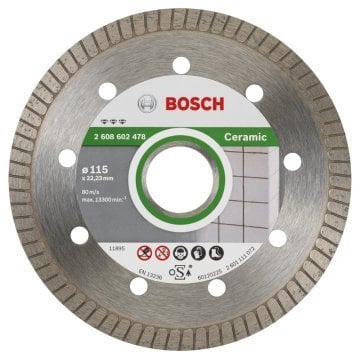 BOSCH 115 mm. Seramik Extra Turbo Elmas Bıçak 2 608 602 478