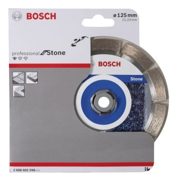 BOSCH 125 mm. Profesyonel Stone Elmas Bıçak (10'lu Paket İçerisinden 1 Adet) 2 608 603 236 (2 608 602 598)