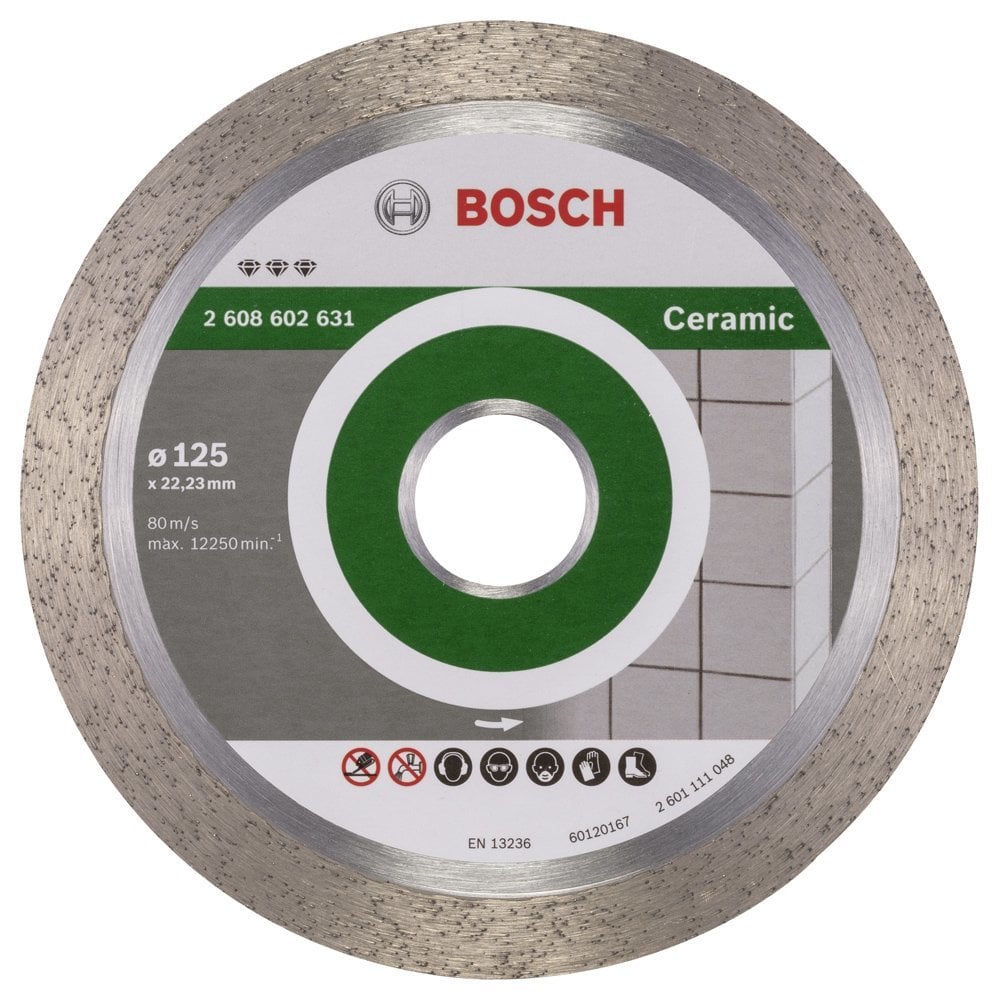 BOSCH 125 mm. Best Seramik Elmas Bıçak 2 608 602 631