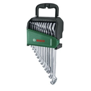 BOSCH (Ev & Bahçe Kullanımı) Açık Uçlu Kombine Anahtar Seti 12 Parça (1 600 A02 Z9D)