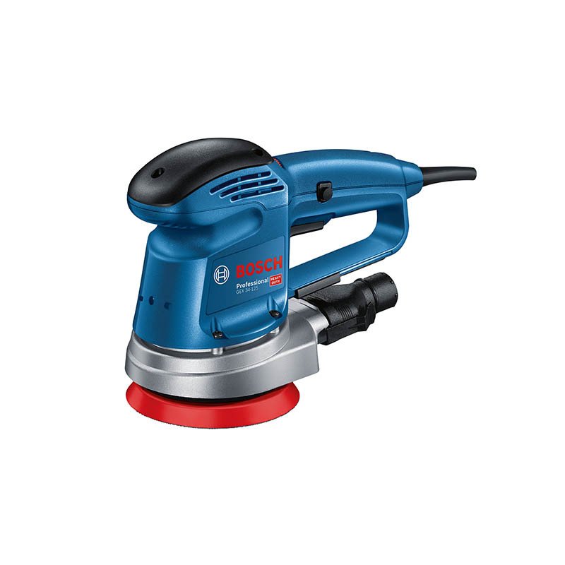 BOSCH GEX 34-125 340 W Profesyonel Eksantrik Zımpara (Karton Kutu