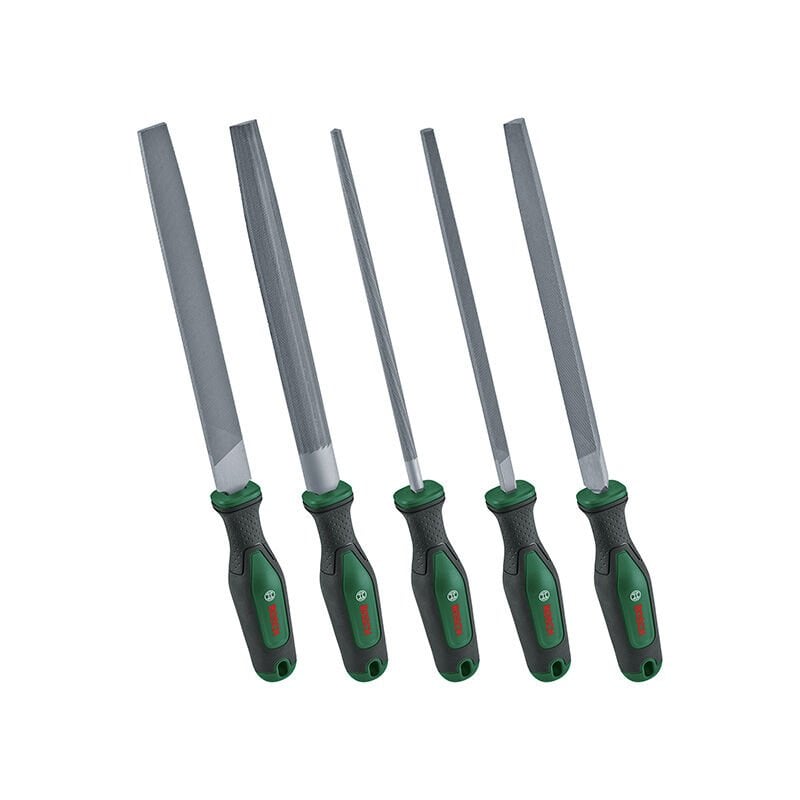 BOSCH (Ev & Bahçe Kullanımı) Metal Eğe Seti 5 Parça (1 600 A02 ZB0)