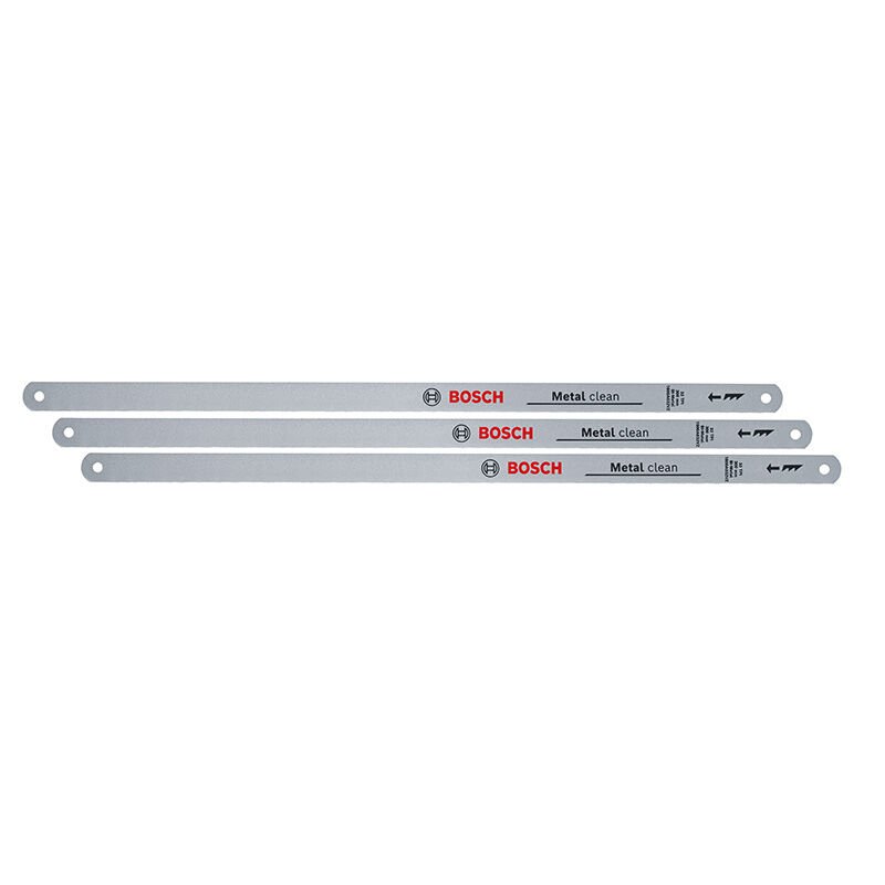 BOSCH (Ev & Bahçe Kullanımı) Universal Demir Testeresi Yedek Bıçak 300 mm. 3 Parça (TPI 24) (1 600 A03 2UM)