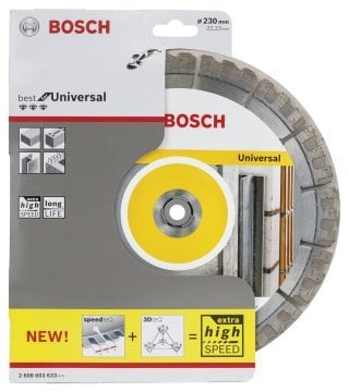 BOSCH 230 mm. Best For Unıversal Elmas Bıçak 2 608 603 633