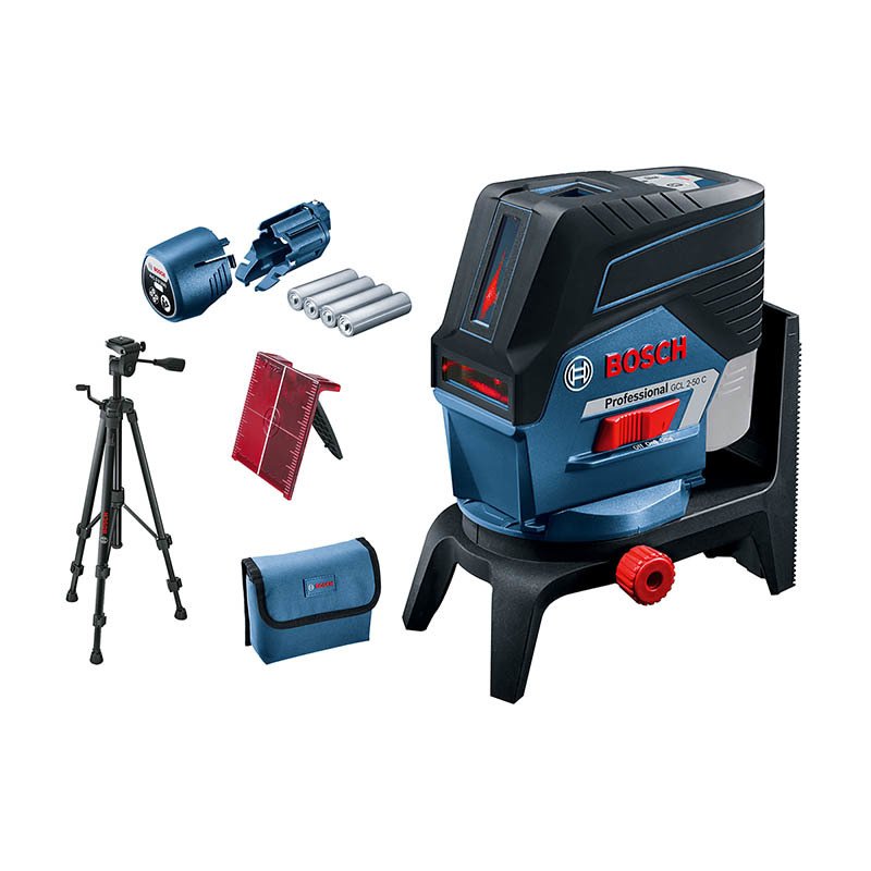 BOSCH GCL 2-50 C + BT 150 Profesyonel Çapraz Çizgili Noktasal