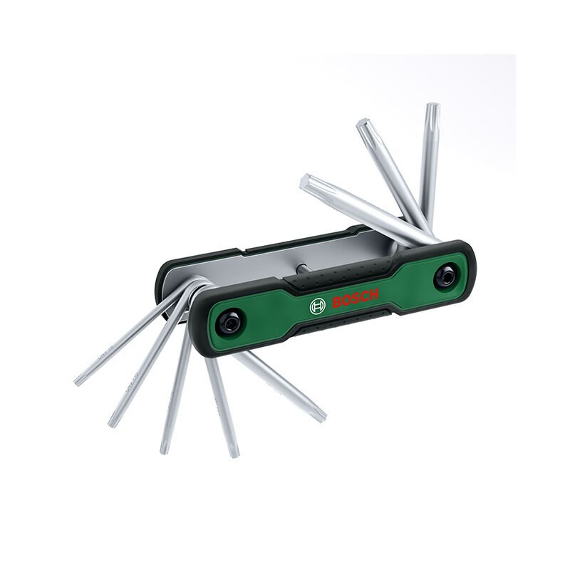 BOSCH (Ev & Bahçe Kullanımı) 8 Parça Katlanır TORX Aallen Anahtar Seti (1 600 A03 9L8)