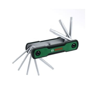 BOSCH (Ev & Bahçe Kullanımı) 8 Parça Katlanır TORX Aallen Anahtar Seti (1 600 A03 9L8)