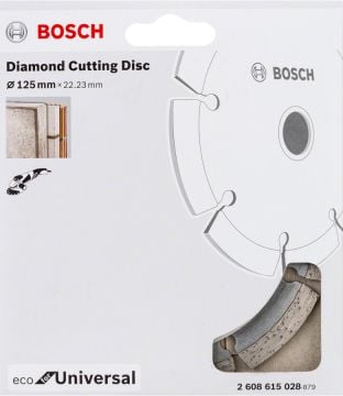 BOSCH 125 mm. Eco For Unıversal Elmas Kesici (10'lu Paket İçerisinden 1 Adet) 2 608 615 041 (2 608 615 028)