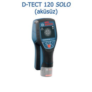 BOSCH D-TECT 120 Profesyonel Multi Dedektör 0 601 081 300 (Karton Kutu İçerisinde)(Solo makina) - (Teslimat Kapsamında Akü ve Şarj Cihazı Yoktur)