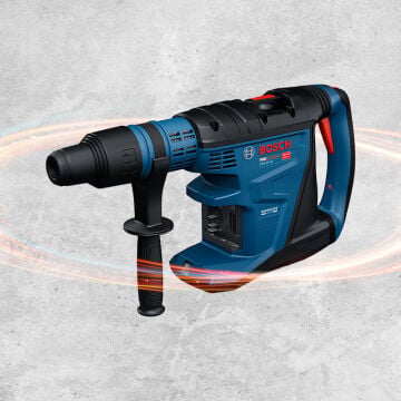BOSCH GBH 18 V-40 C Profesyonel SDS-Max BITURBO 18 Volt Akülü Kırıcı Delici (Plastik Çanta İçerisinde) (Solo Makina) (BITURBO Motor Tam Kapasitesine 5,5 Ah.- 8,0 Ah - 12,0 Ah. ProCORE Aküler ile Ulaşabilmektedir.)