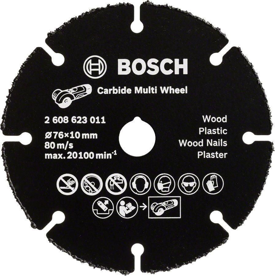 BOSCH 76 mm. Multi Ahşap Kesici 2 608 623 011 - takımçantam.com'da!