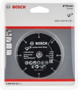BOSCH 76 mm. Multi Ahşap Kesici 2 608 623 011