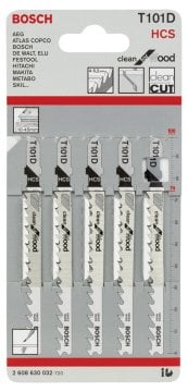 BOSCH Dekupaj Bıçağı T 101 D (5'li Paket İçerisinden 1 Adet) 2 608 630 032