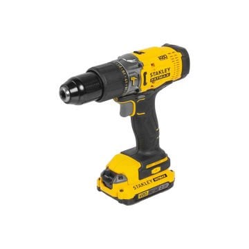 STANLEY FatMax 20V Li-Ion Darbeli Matkap Vidalama 2.0 Ah. Çift Akülü SCD718D2K