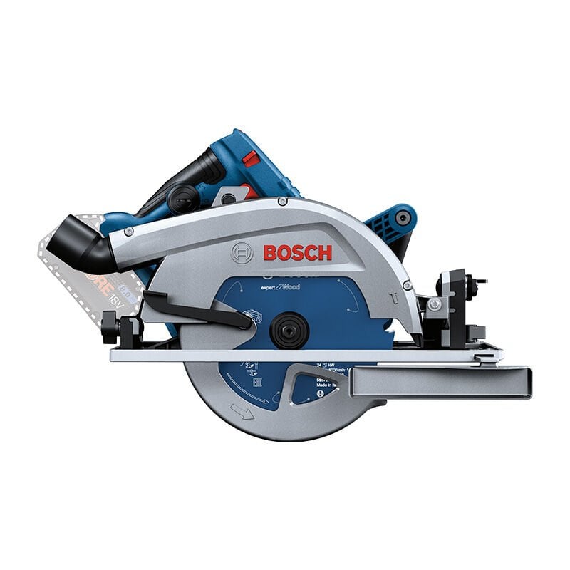 BOSCH GKS 18 V-68 GC Profesyonel BITURBO 18 Volt Akülü Daire Testere (L-BOXX İçerisinde) (Solo Makina) (BITURBO Motor Tam Kapasitesine 8,0 Ah - 12,0 Ah. ProCORE Aküler ile Ulaşabilmektedir.) - FSN Ray Uyumludur