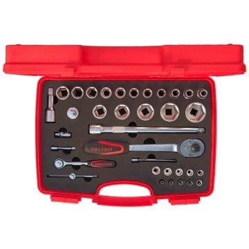 İZELTAŞ 35 Parça 1/4'' - 1/2'' Lokma Anahtar Takımı 1113 00 1038