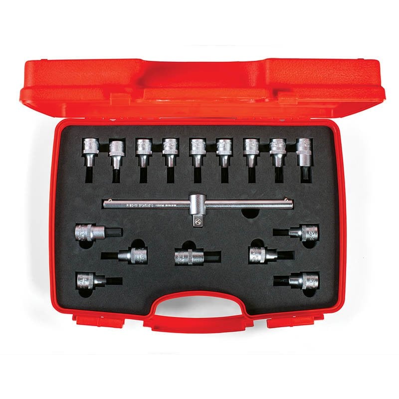 İZELTAŞ 17 Parça 1/2'' Lokmalı Allen Ve Torx Uç Takımı 1113 00 6017