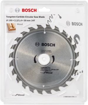 BOSCH ECOW Daire Test. Bıç. 190*30 mm 24 D E 2 608 644 376