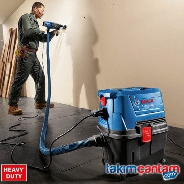 BOSCH GAS 15 PS 1100 W Profesyonel Elektrikli Süpürge (Karton Kutu İçerisinde) 0 601 9E5 100