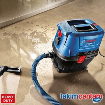 BOSCH GAS 15 PS 1100 W Profesyonel Elektrikli Süpürge (Karton Kutu İçerisinde) 0 601 9E5 100