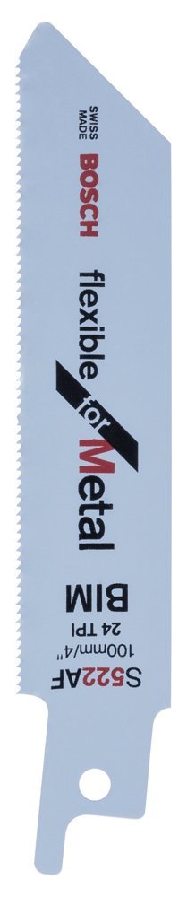 BOSCH Tilki Kuyruğu S 522 AF 100 mm. (5'li Paket İçerisinden 1 Adet) 2 608 656 010