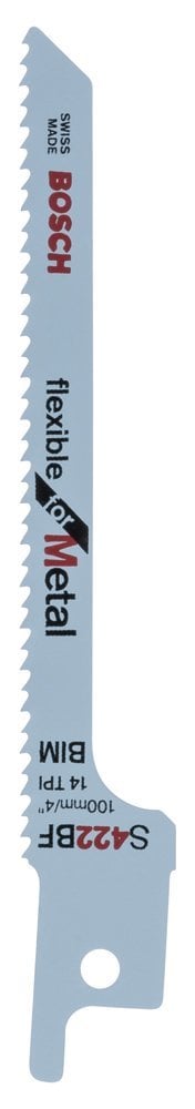 BOSCH Tilki Kuyruğu S 422 BF 100 mm. (5'li Paket İçerisinden 1 Adet) 2 608 656 253