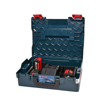 BOSCH Profesyonel 18 Volt Starter Set GAL 18 V-40 Hızlı Şarj Cihazı + 3 x GBA 18V 5.0 Ah L-Boxx