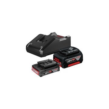 BOSCH Profesyonel 18 Volt Starter Set GAL 18 V-40 Hızlı Şarj Cihazı + 1 x GBA 18V 2.0 Ah 1 x GBA 18V 4.0 Ah Akü