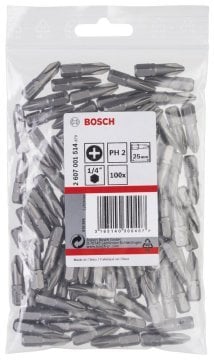BOSCH PH 2*25 (100'lü Paket İçerisinden 1 Adet) 2 607 001 514