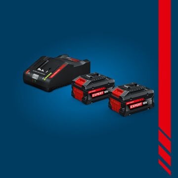 BOSCH EXPERT 18 Volt Starter Set EXAL 18 V-160 18 V Expert Şarj Cihazı + 2 x EXBA 18 V 8.0 Ah Expert Akü 1 600 A03 73T
