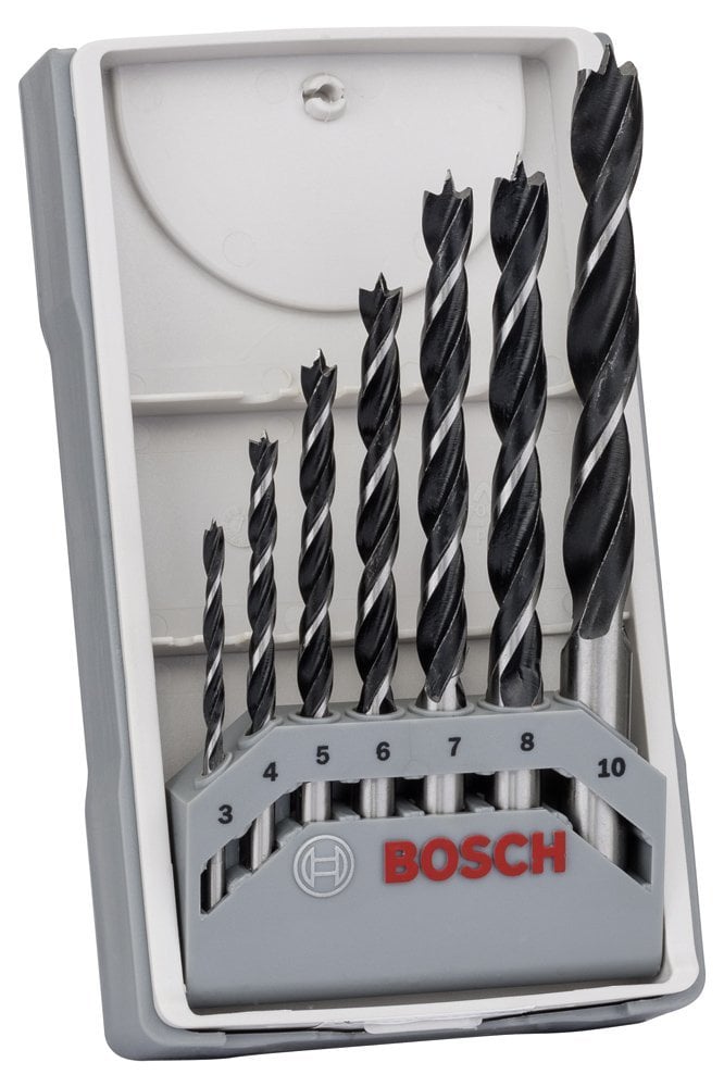 BOSCH - 7 Parça Spiral Ahşapl Matkap Ucu Seti