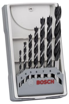 BOSCH - 7 Parça Spiral Ahşapl Matkap Ucu Seti
