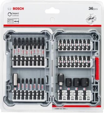 BOSCH Impact Kontrol 36 Parça Karışık Set 2 608 522 365